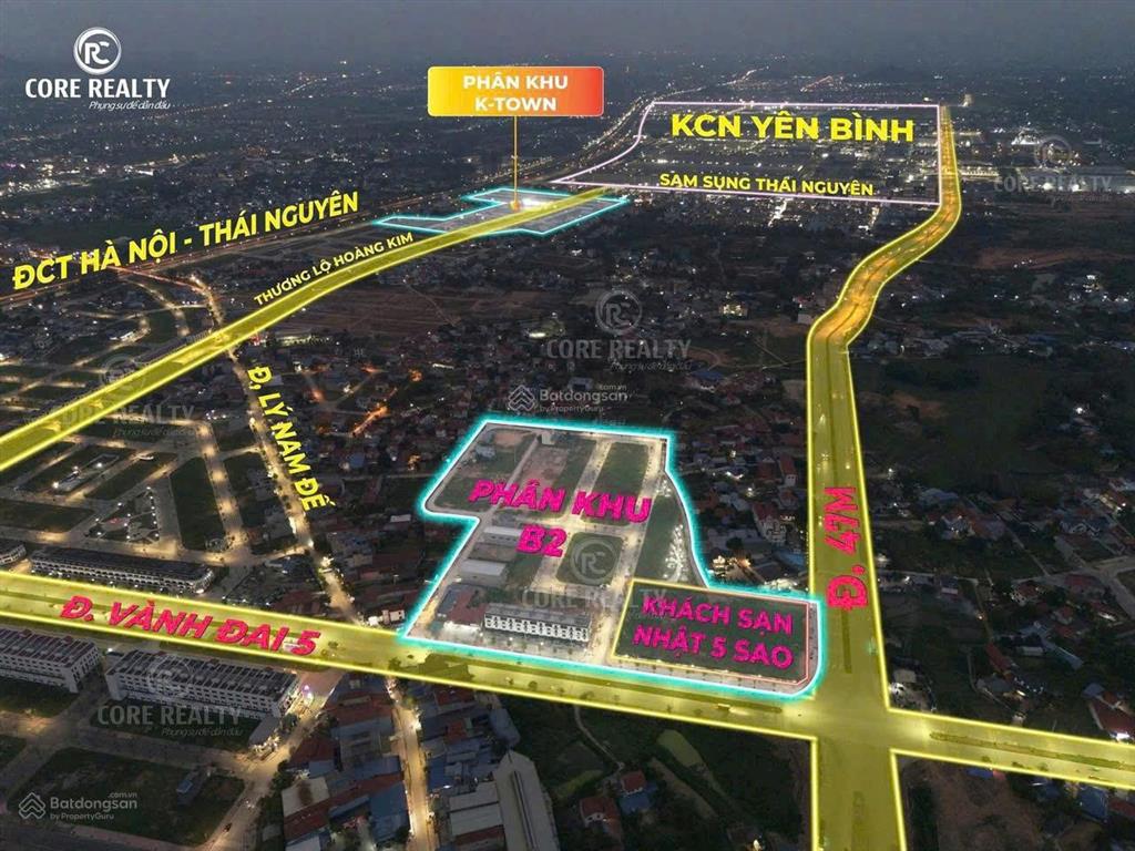 Chính chủ bán đất yên bình new horizon  thái nguyên. cạnh samsung, siêu thị lotte, go, chung cư