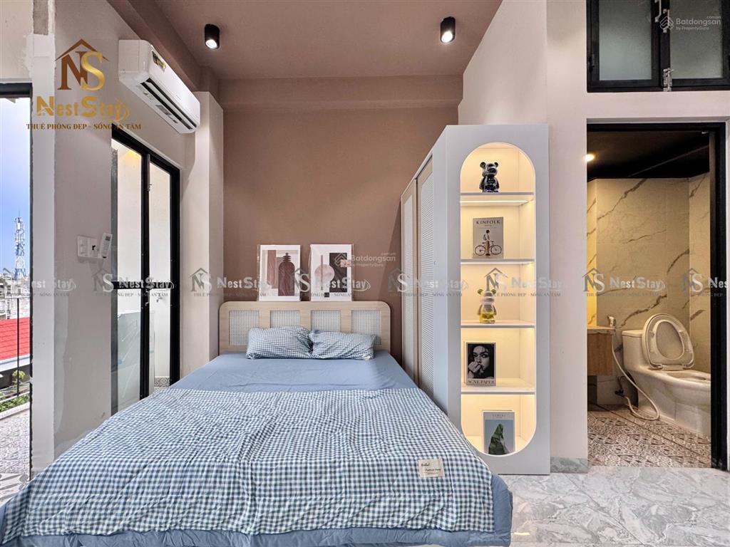 Cho thuê căn hộ dịch vụ 30m2 tòa nhà mới hoàng thiện, full nội thất cao cấp