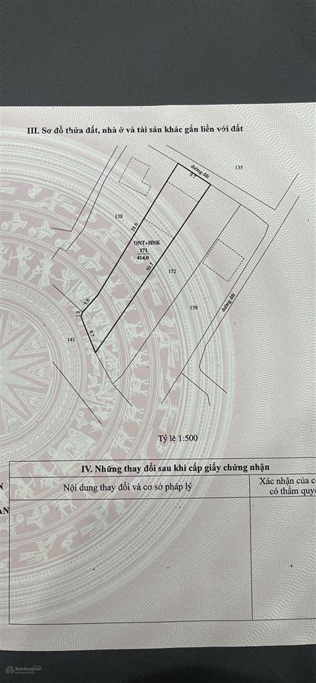 Bán đất đắc nhơn phường đô vinh 414m² chỉ 900tr, sổ đỏ trao tay, vị trí đẹp