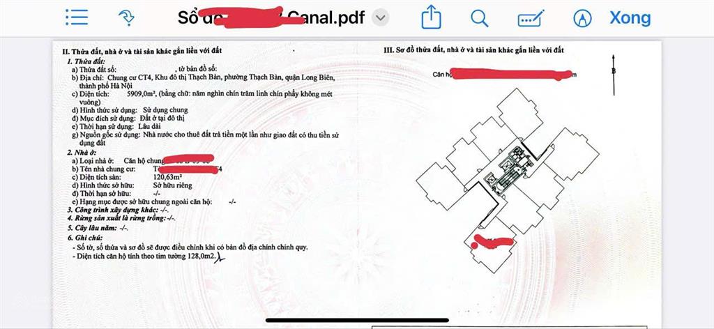 Chính chủ bán căn góc 3 ngủ  120m² tại hà nội garden city