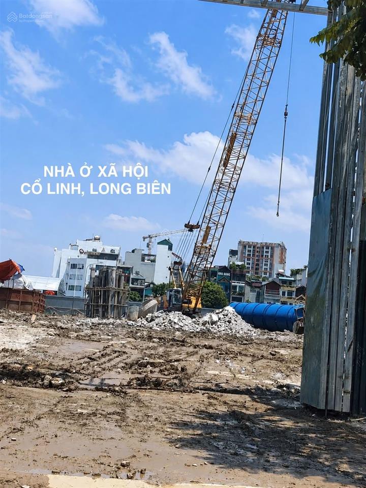 Căn 2 ngủ 60m2 dự án cổ linh long biên đã khởi công xây dựng. htro hso