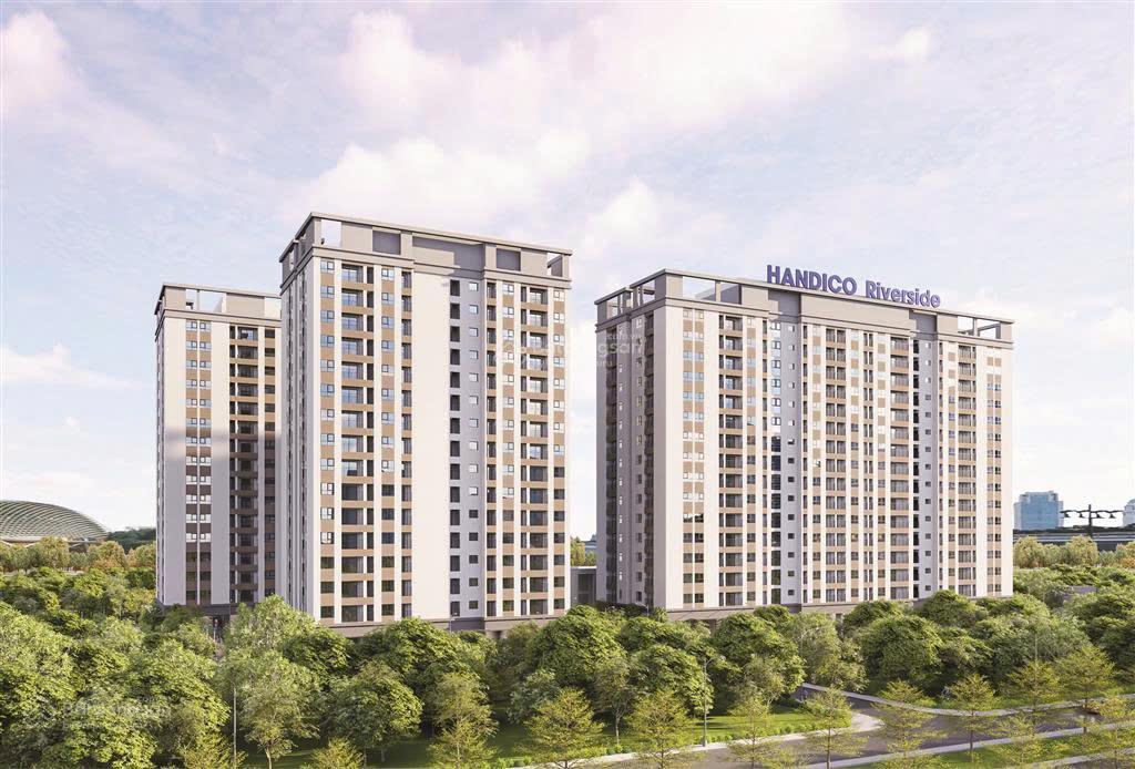 Căn 2 ngủ dự án x2 trần phú hoàng mai (tên thương mại là handico riverside) view sông hồng