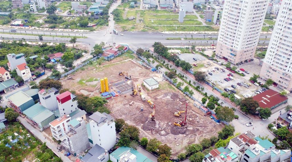 Căn hộ 2 ngủ dự án hud vân canh, đang khởi công hầm móng, thiết kế hiện đại  vị trí trung tâm