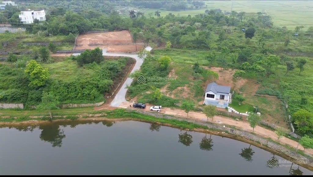 Bán lô góc view hồ giá rẻ tại đồng chanh nhuận trạch lương sơn hòa bình giá 6tr/m