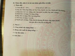 Bán lô đất nhỏ xinh tại đại điền tân viên an lão