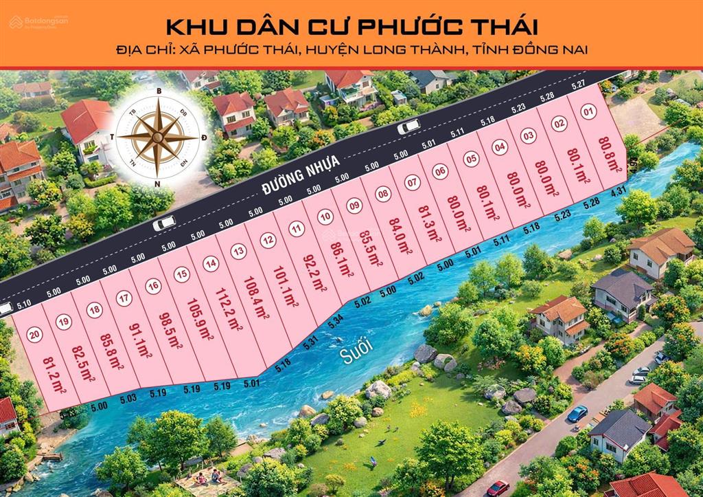 Nhận đặt cọc 20 nền full thổ cư khu dân cư tân hiệp cách sân bay long thành 7km