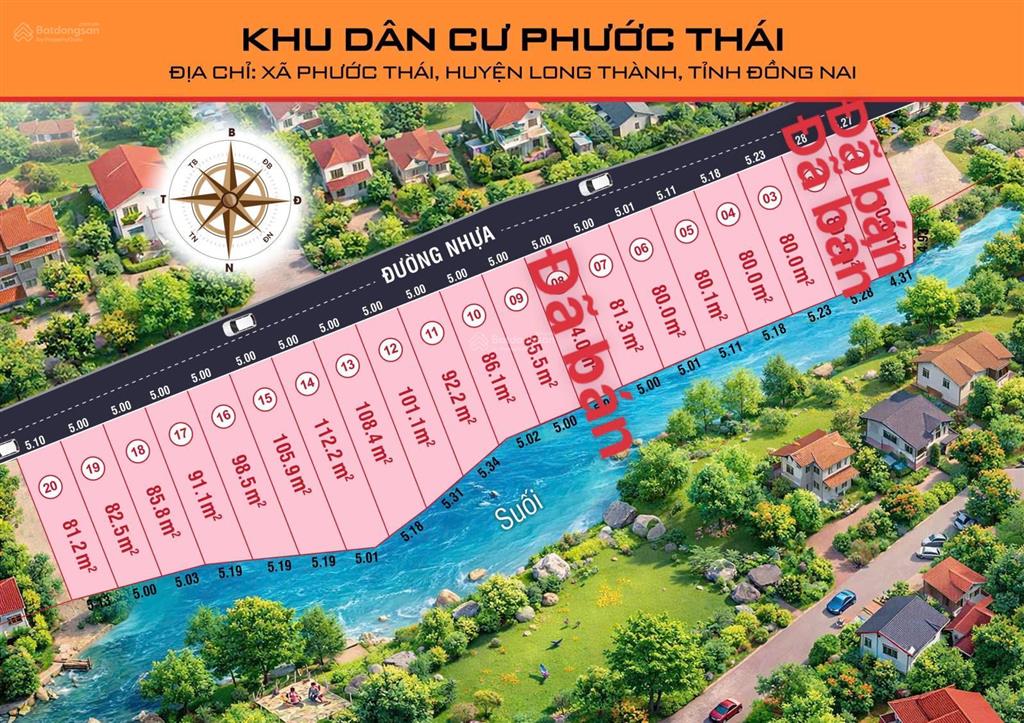 Nhận đặt cọc 20 nền full thổ cư khu dân cư tân hiệp cách sân bay long thành 7km