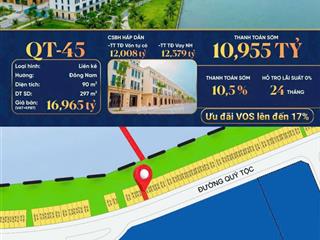 Qt  45 liền kề view sông  phân khu quý tộc