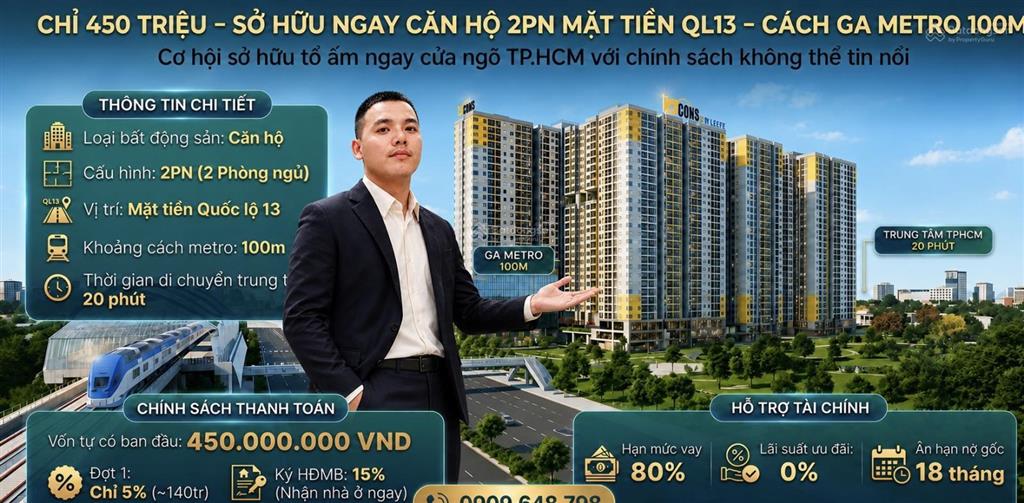 Căn hộ 2pn bcons newsky 2,5 tỷ. thanh toán 5% ký hợp đồng. tặng 2 chỉ vàng  tt20% đến khi nhận nhà