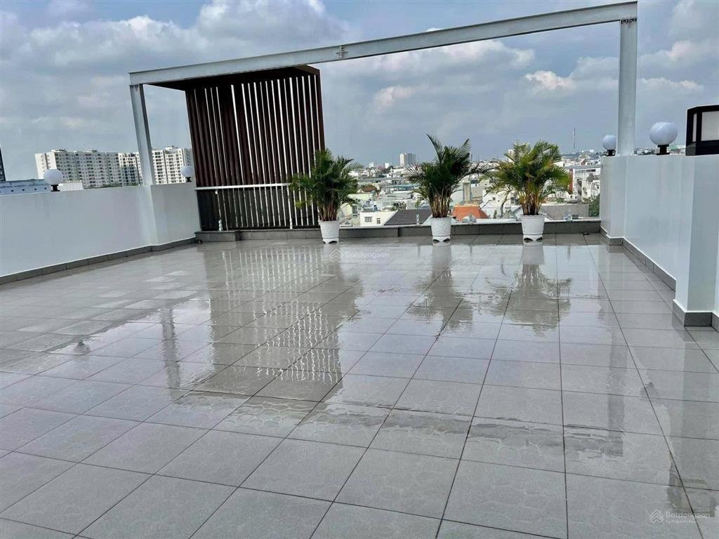 Bán toà nhà văn phòng mặt tiền trần thị cờ, 200m2 ngang 8m nở hậu 9m, 1 hầm 7 lầu, thang máy 630kg