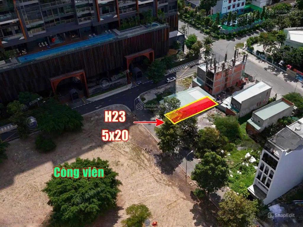 Duy nhất !! 1 lô đất xây cao dự án huy hoàng, 23 tỷ. dt  5 x 20 cn 100m2