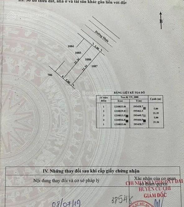Đất full thổ cư  võ văn bích  bình mỹ củ chi  107m  giá chỉ 2.6 tỷ