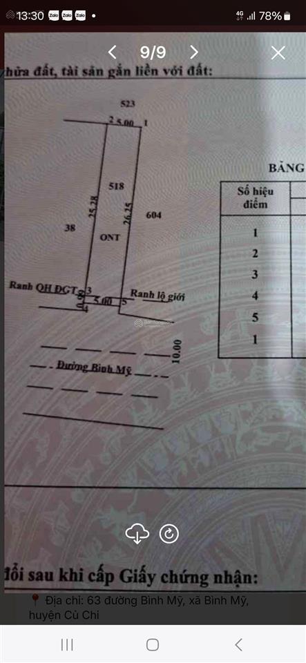 Nhà 135m2  mặt tiền kinh doanh  bình mỹ  củ chi  giá chỉ 5,695 tỷ