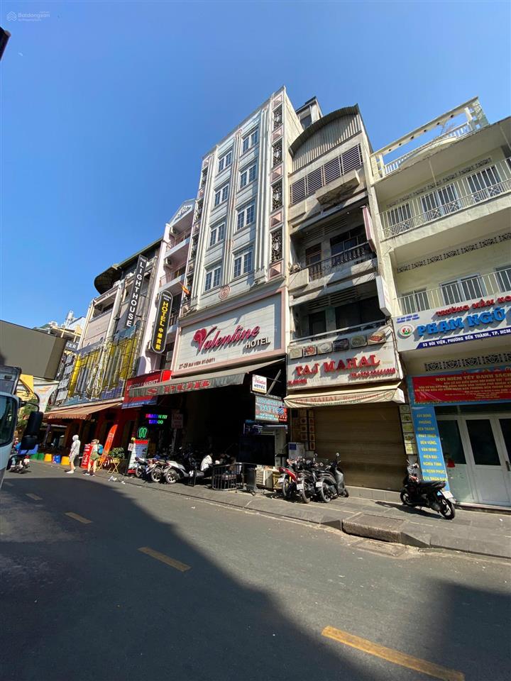 Bán ks mặt tiền 2729 bùi viện, phạm ngũ lão, q1, (dt 8x19m, hầm+ 9 tầng), hđt 300tr, giá 138 tỷ