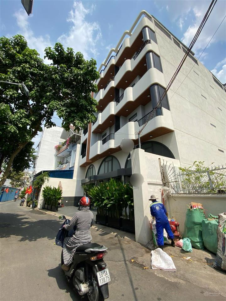 Tòa chdv 48pn, hxh 8m bùi đình túy, p12, 13x22m, hầm+6 tầng, hđt 250tr/th giá ngộp bank 32 tỷ