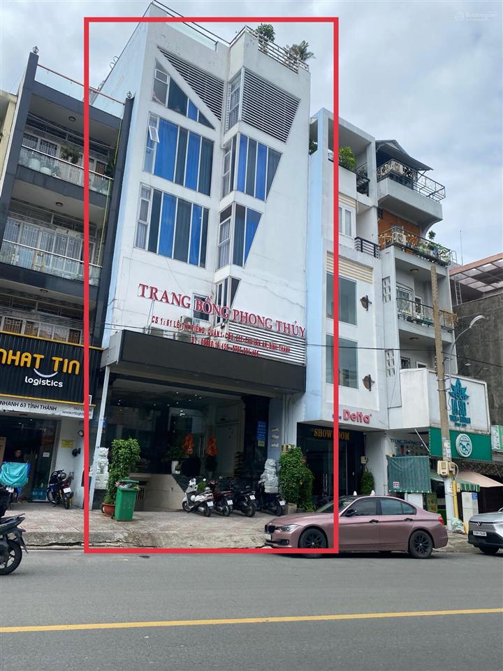 Tòa nhà mặt tiền 222224 chu văn an, p26, bình thạnh, dt 8x20m, hầm + 5 tầng, giá bán 49 tỷ (tl)