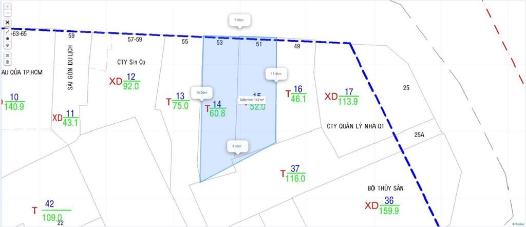 Bán nhà mt hàm nghi, ngay hồ tùng mậu, quận 1, (dt 8.5x16m), 7 tầng, hđt 420tr/tháng, giá 78 tỷ