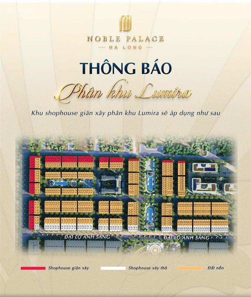 Bán đất nền khu đô thị ngành than  dự án noble palace hạ long chỉ 36,7 triệu/m2