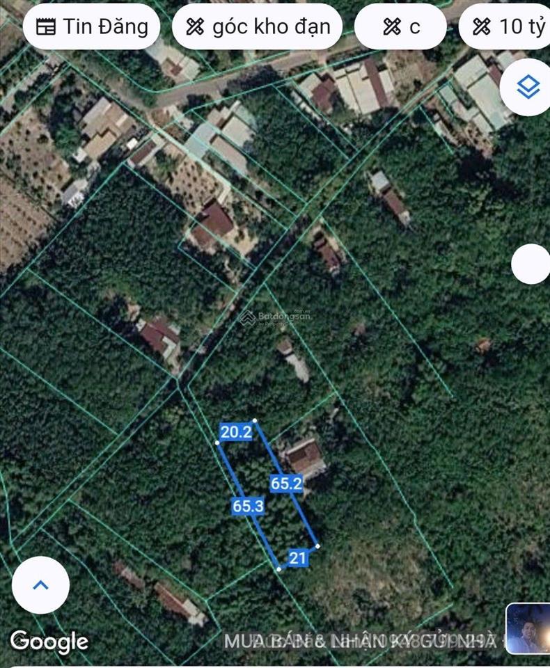 Đất nền 1300m2 tại xã lai hưng, 2,5 tỷ, mặt tiền 65m, pháp lý đầy đủ