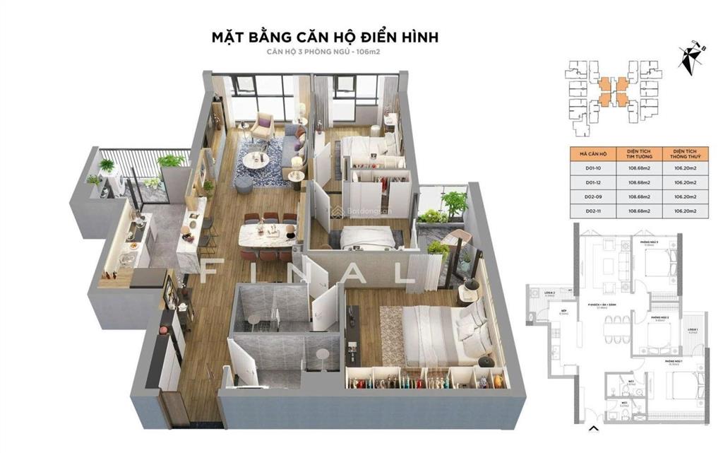 Full quỹ căn 2pn3pn4pn bán & cho thuê tại brg the diamond residence 25 lê văn lương t9/2026