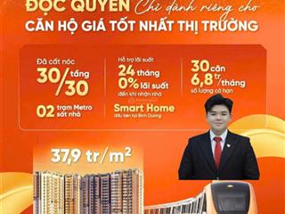 2pn bàn giao nội thất hafele, tặng gói smarthome 80tr, ck đến 13%, tt cố định 6,8tr/t, ht lãi 24t
