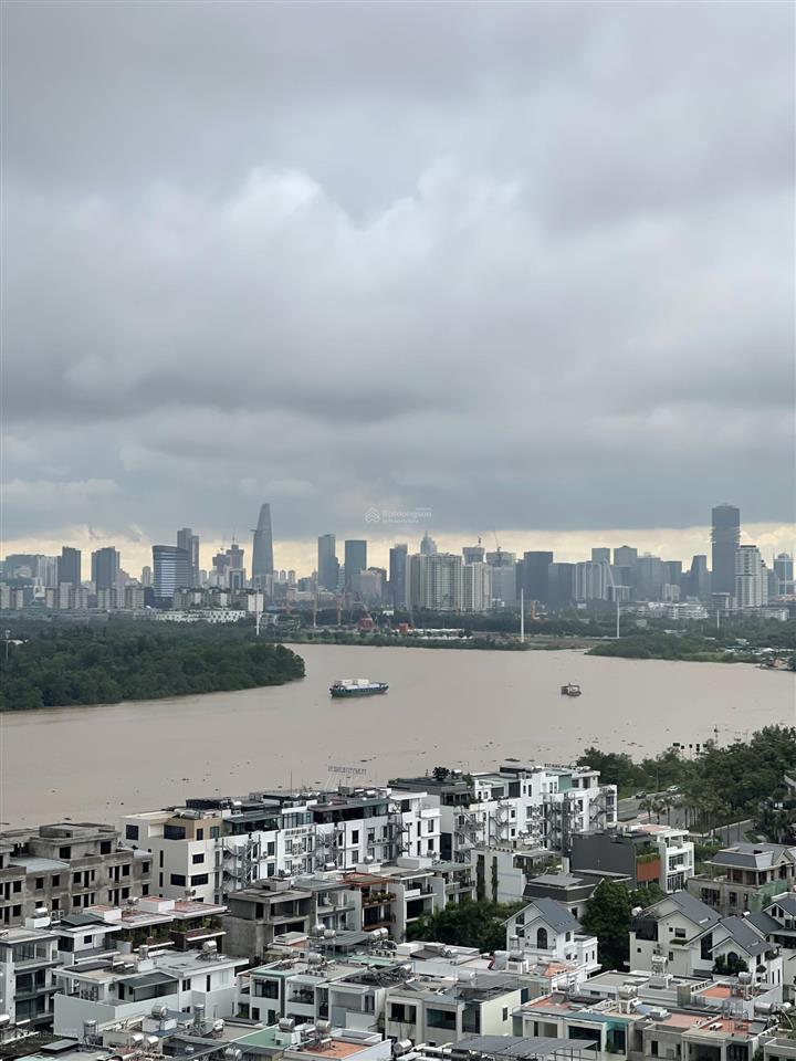 Cho thuê căn hộ 2pn liền kề đảo kim cương giá 20 tr/th full nội thất tầng cao view trực diện sông