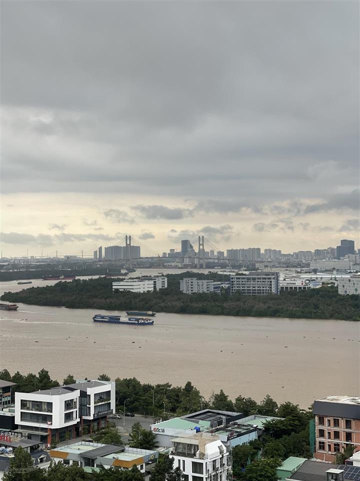 Cho thuê căn hộ 2pn liền kề đảo kim cương giá 20 tr/th full nội thất tầng cao view trực diện sông