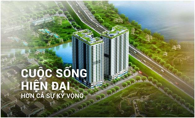 Hateco hoàng mai bán gấp căn hộ 76,4m2 2 phòng ngủ 2 vệ sinh giá 4,3 tỷ