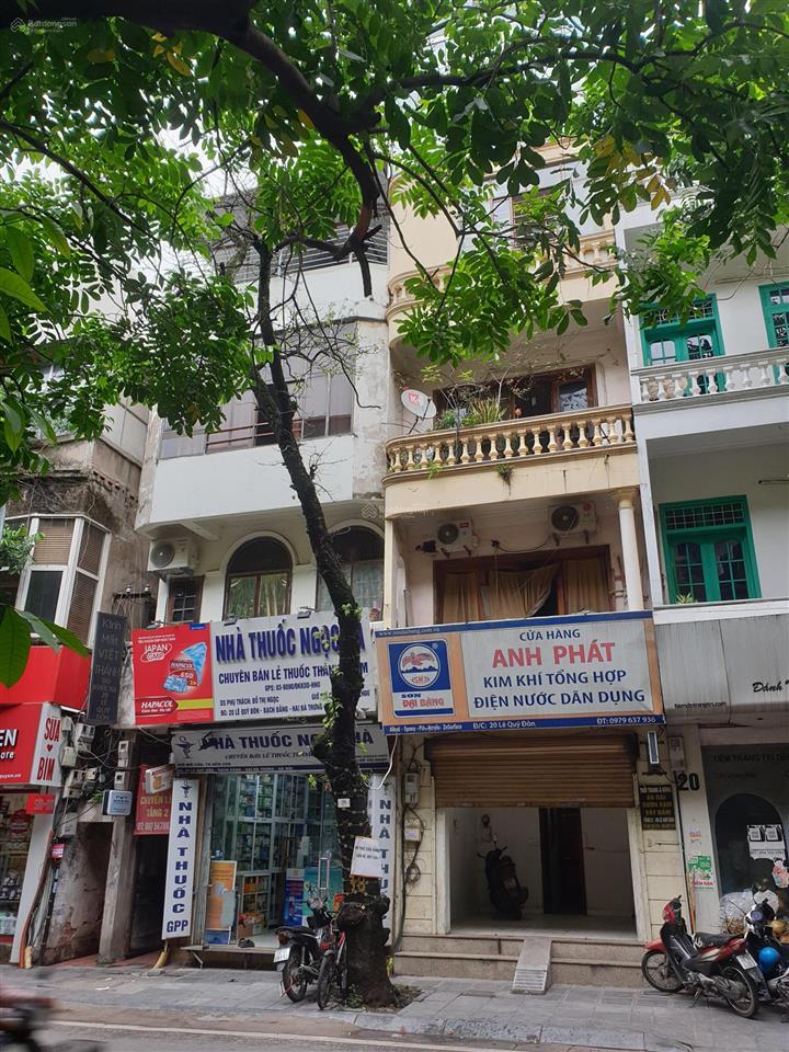 Cho thuê mặt bằng tầng 1 làm cửa hàng, văn phòng, diện tích 44,5 m2, ở mặt phố lê quý đôn, hbt, hn