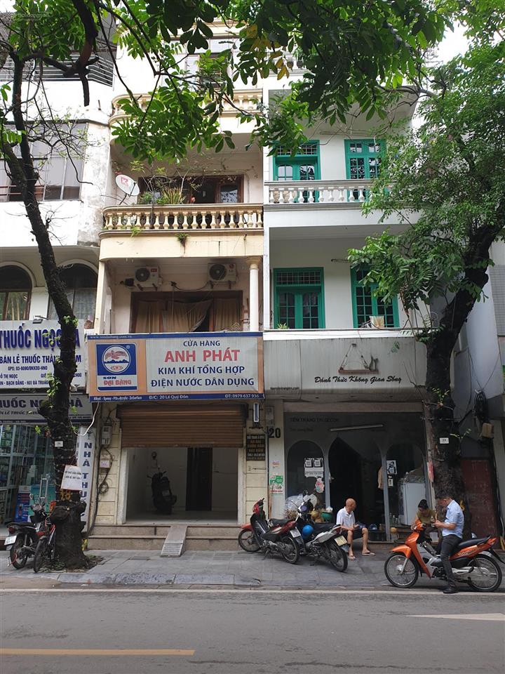 Cho thuê mặt bằng tầng 1 làm cửa hàng, văn phòng, diện tích 44,5 m2, ở mặt phố lê quý đôn, hbt, hn