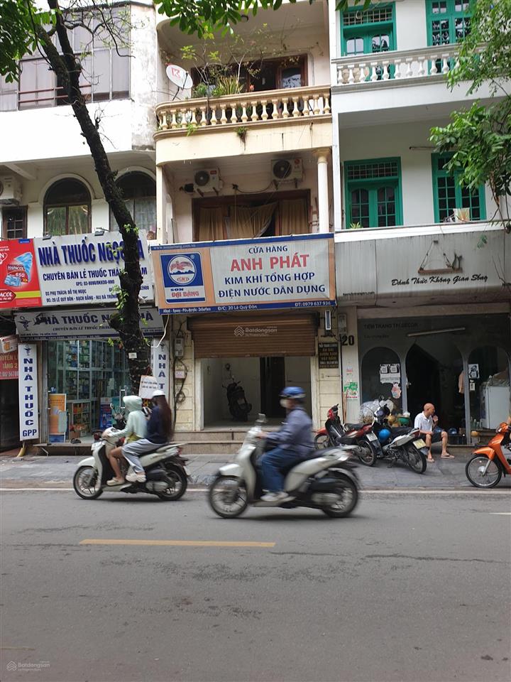 Cho thuê mặt bằng tầng 1 làm cửa hàng, văn phòng, diện tích 44,5 m2, ở mặt phố lê quý đôn, hbt, hn