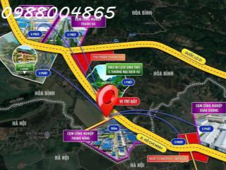 Giá chỉ hơn 400 triệu/lô 82m2 tại Lạc Thủy - Hoà Bình, sổ đỏ trao tay!