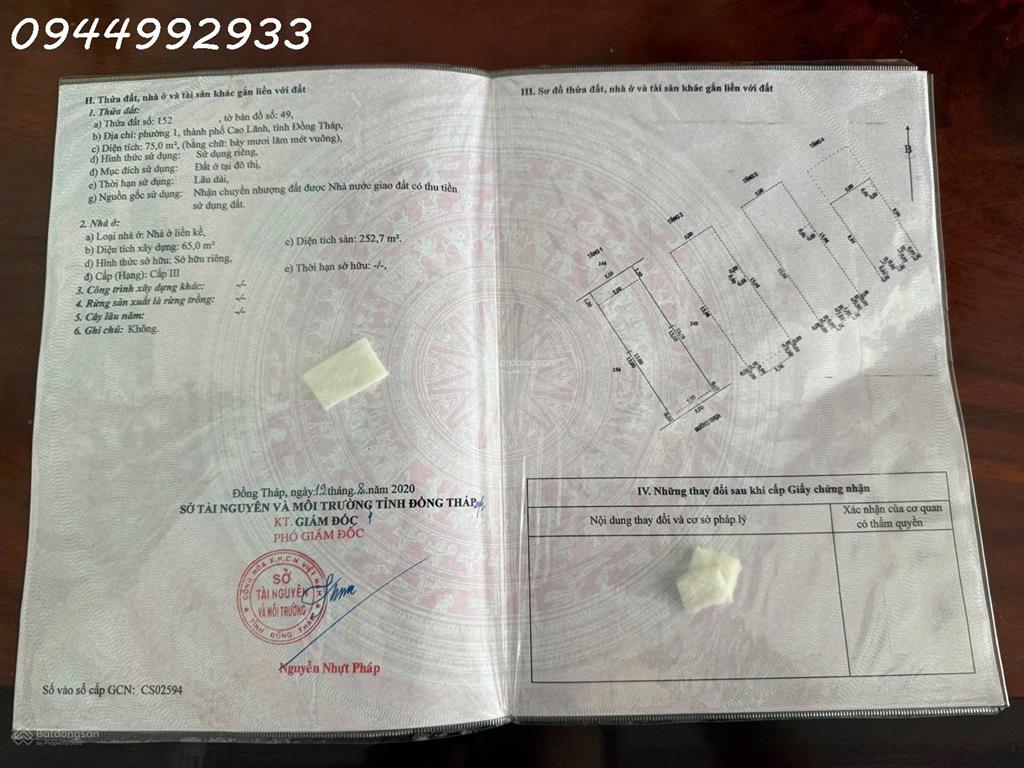 Bán Shophouse giá cực chất 7 tỷ xxx. DT 75m2 tại Vincom Shophouse Cao Lãnh, Đồng Tháp