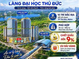 Chỉ Từ 150 Triệu Đồng Sở Hữu Ngay Căn Hộ 2 Phòng Ngủ Trung Tâm Đông Hòa, TP.HCM