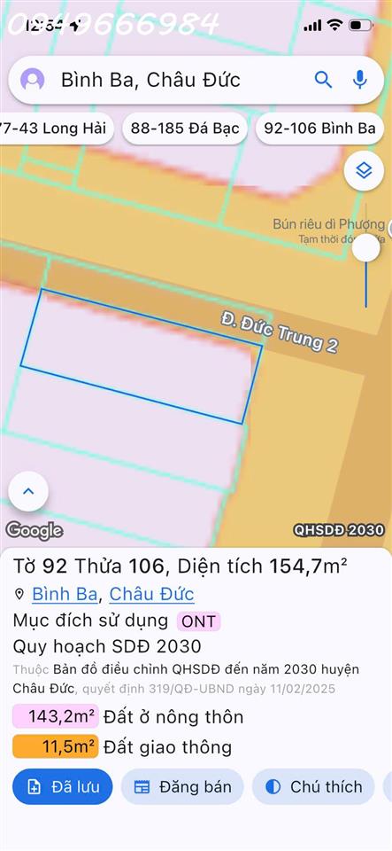 BÁN NHÀ CẤP 4 – BÌNH BA, CHÂU ĐỨC