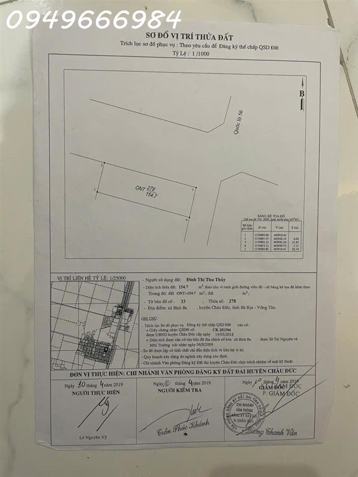 BÁN NHÀ CẤP 4 – BÌNH BA, CHÂU ĐỨC