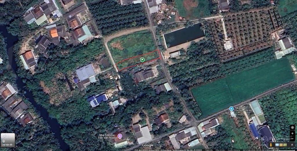 Bán 543.9m2 (10x55m) 2 mặt tiền, hướng đông, đất full thổ cư gần kcn tân hương