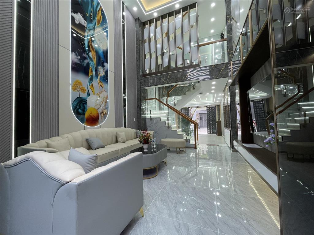 Nhà phố 4 tầng xây mới, hẻm nhựa 14m, khu vip thới an 16, q.12