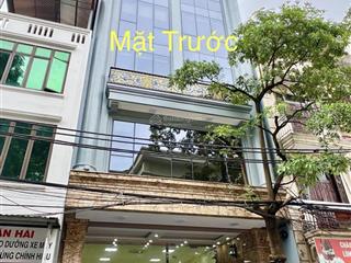 Bán nhà mặt phố trung hoà, lưu quang vũ, cầu giấy 116m2, 8 t ( 1 hầm, 7 tầng nổi ) mặt tiền 6.7m