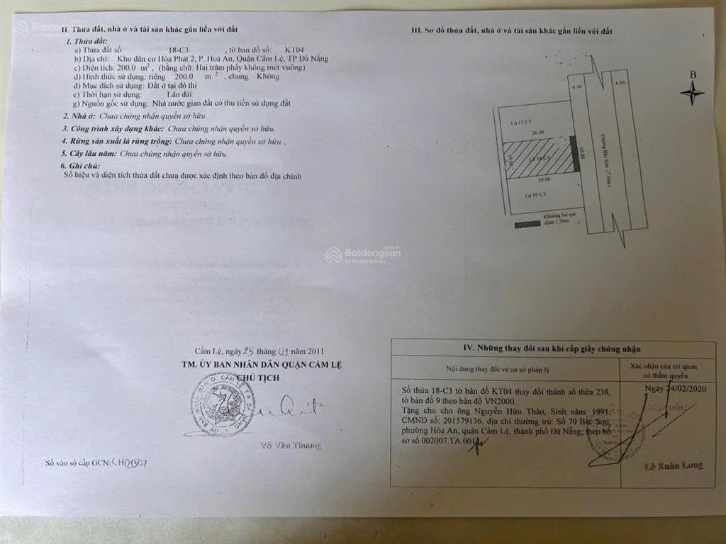 Bán 2 lô liền kề mt đường bắc sơn , viêw công viên , đối diện là trường học , 200m2  gần bến xe
