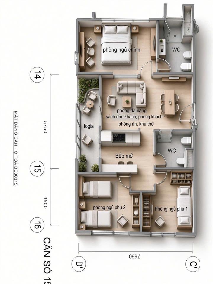 Thuê căn hộ 3pn full luxury nhà mới 100% toà be3 ocean park 1. vị trí thoáng đẹp, ưu tiên ở lâu dài