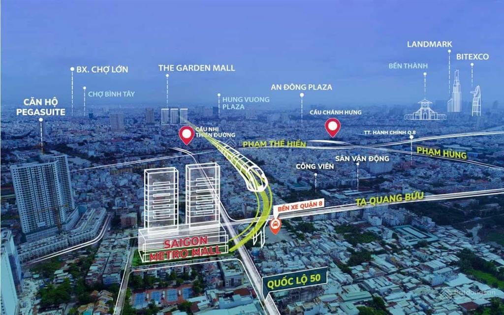 Căn hộ cao cấp saigon skyview quận 8, chỉ 53 triệu/m2