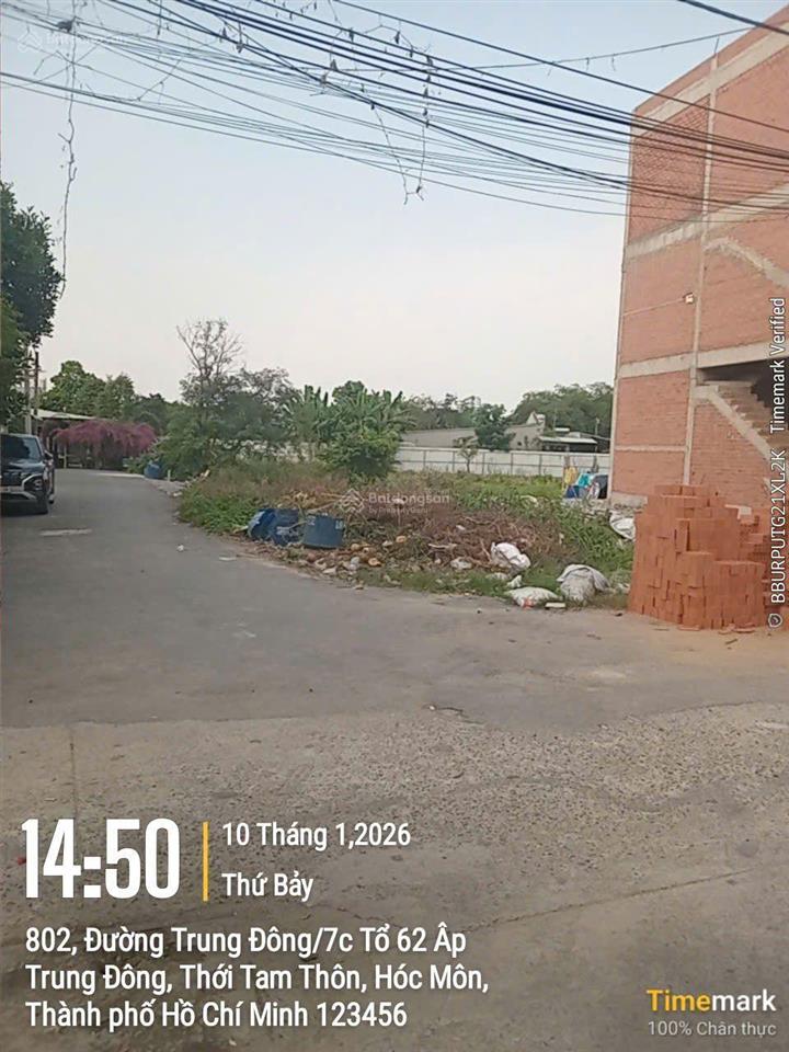Đất góc 2mt đường trung đông 7 vào 50m  giá tốt