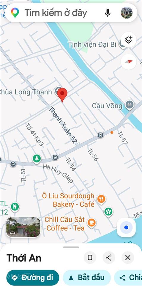 Đất thổ cư kdc hxh đường 7m thạnh xuân 52  giá tốt