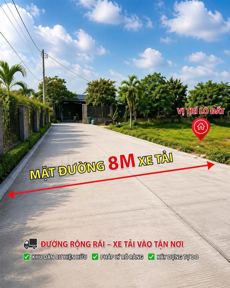 Đất thổ cư kdc hiện hữu hxh 8m đường trương thị như  giá tốt