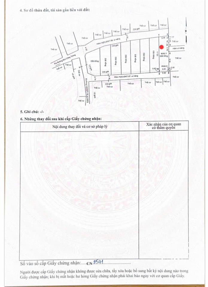 Đất thổ cư kdc hxh đường bùi công trừng vào 50m  giá tốt
