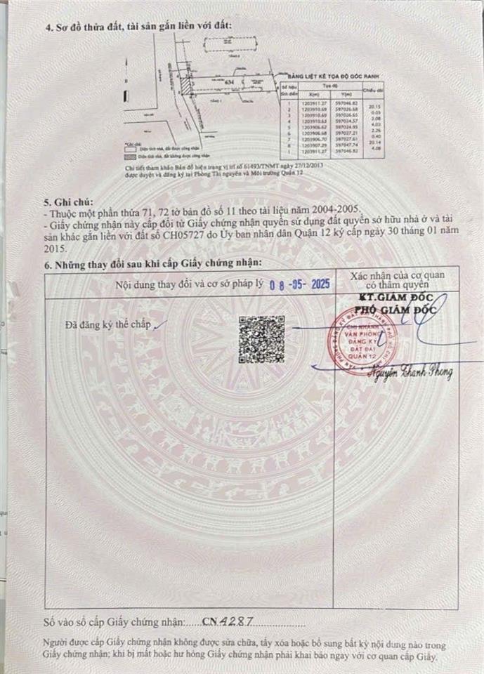 Đất mặt tiền đường 240 hiệp thành 13, quận 12  giá tốt