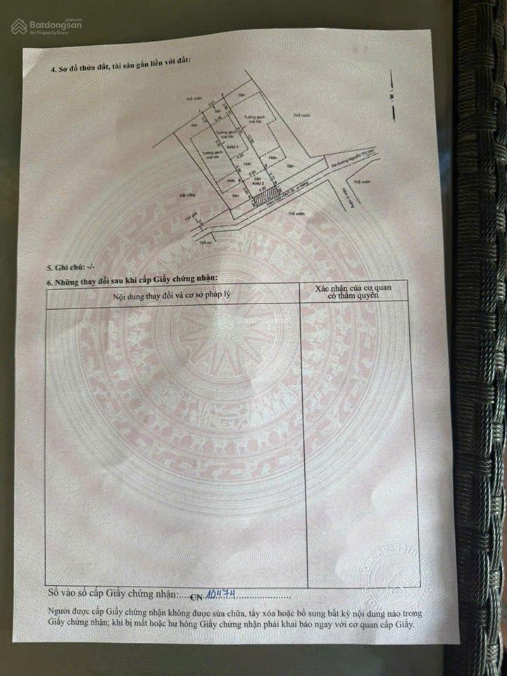 Đất thổ cư kdc hẻm xe hơi 5m thông đường phùng thị chuyện  giá tốt