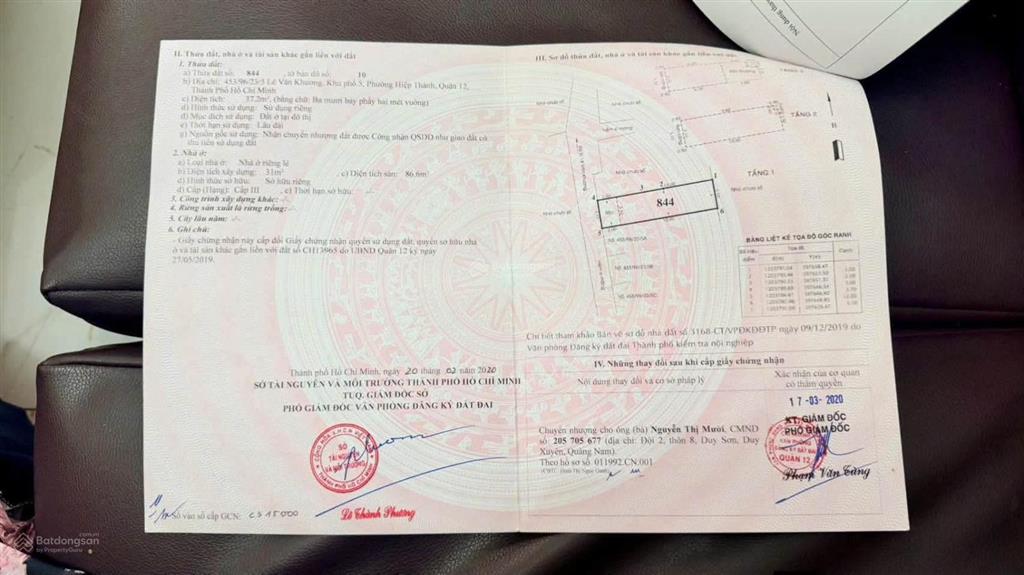 Nhà sổ hồng riêng kdc đường lê văn khương  quận 12 (cũ)  giá tốt