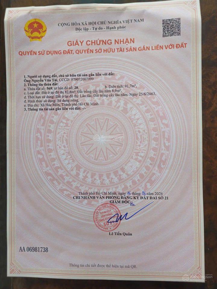 Đất thổ cư kdc hxh 7m đường lê thị tam  vị trí đẹp.
